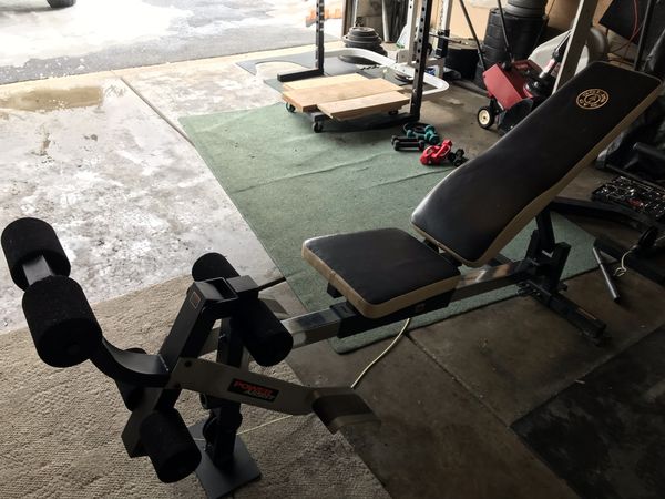 MONSTER Golds Gym XR30 rack/bench with everything. $180 for Sale in ...