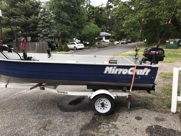 2000 mirrocraft with merc 9.9 for Sale in Lindenwold, NJ - OfferUp