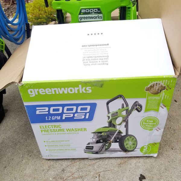 greenworks pro pressure washer 3000