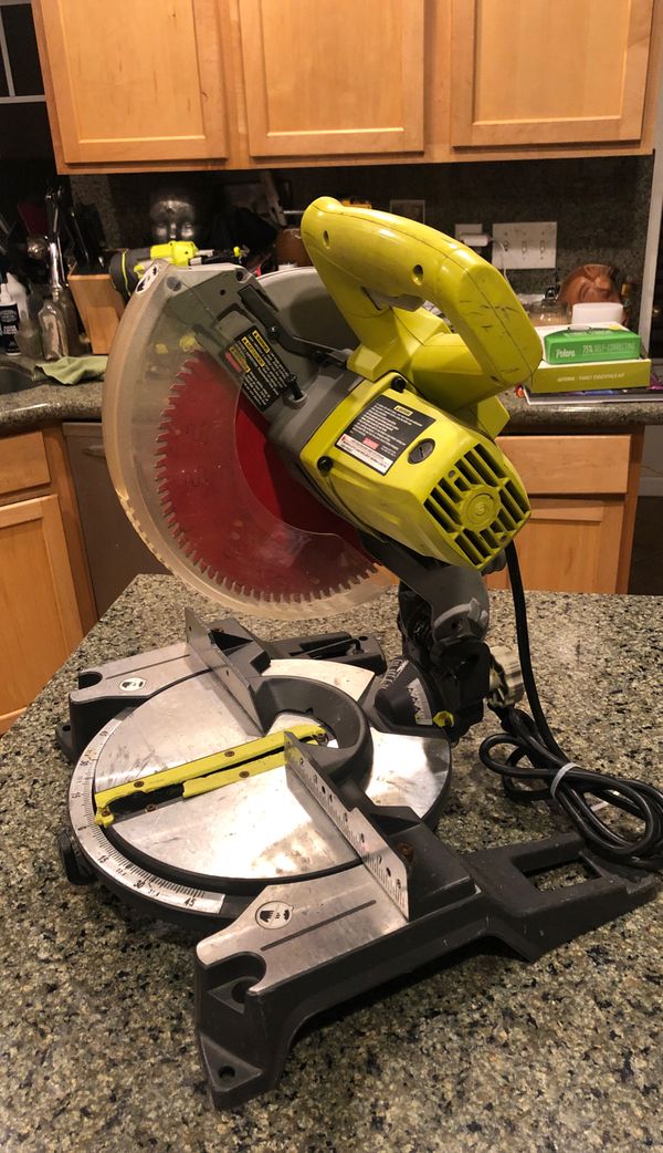 Ryobi TS1345L 10” Compound Miter Chop Saw w/ Laser for Sale in Renton ...