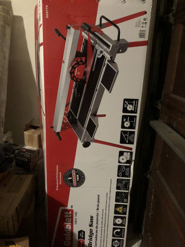 Goldblatt Bridge Wet Tile Saw for Sale in Woodland Hills, CA - OfferUp