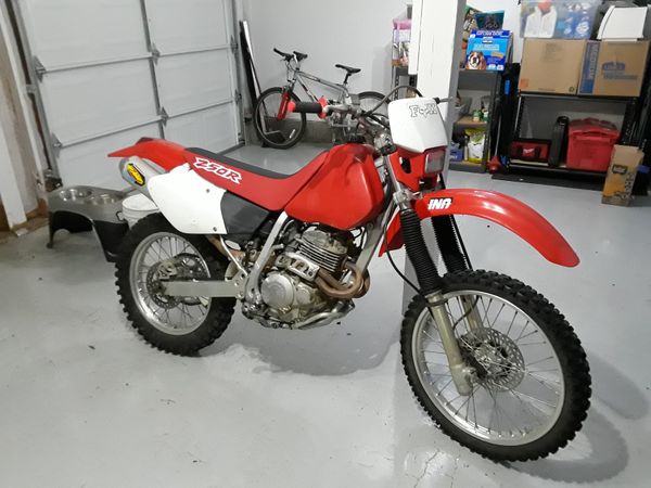 2001 xr250r specs