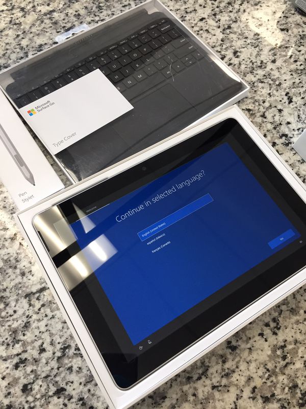 Microsoft Surface Go 10" Tablet 128GB SSD 8GB RAM Model 1824 Windows