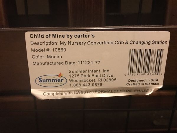 Baby Crib Child Of Mine By Carter S For Sale In Austin Tx Offerup