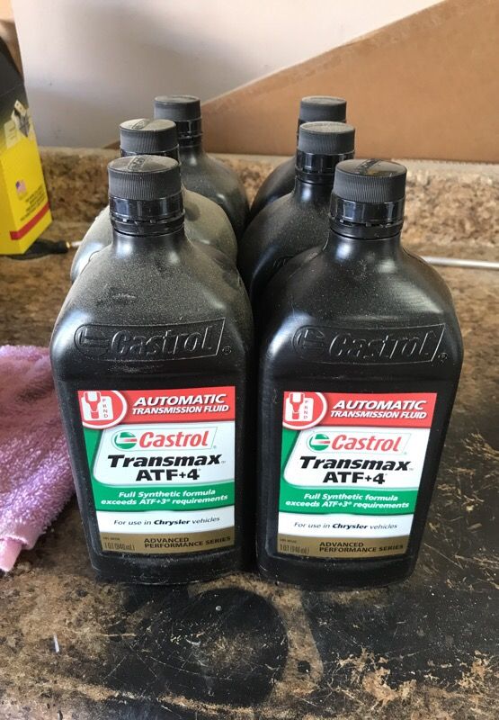 Castrol transmax atf+4 transmission fluid for Sale in Menifee, CA - OfferUp