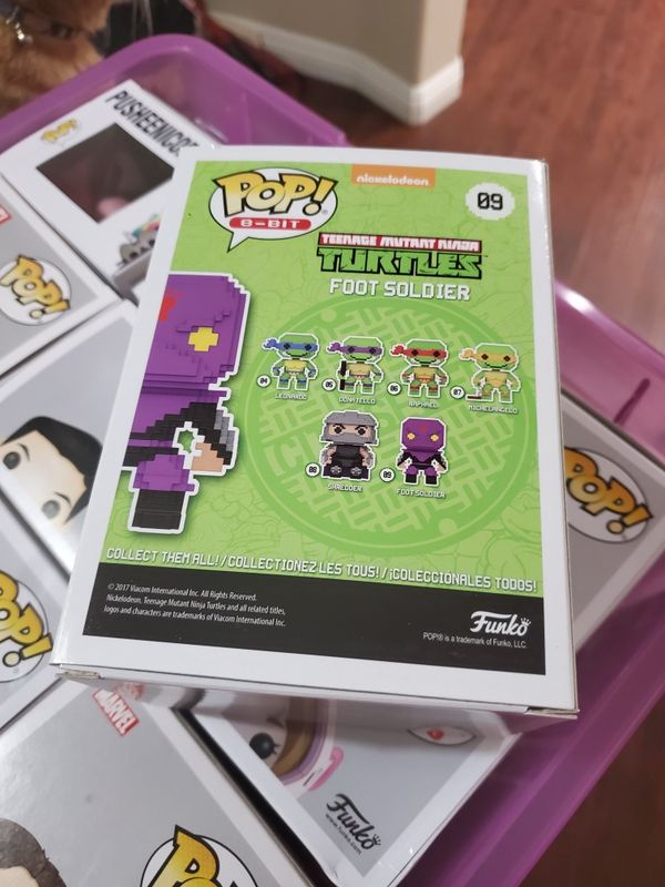 8 bit foot soldier funko pop