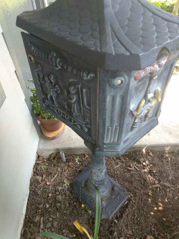 Antique Victorian Pedestal Mailbox for Sale in La Habra, CA OfferUp