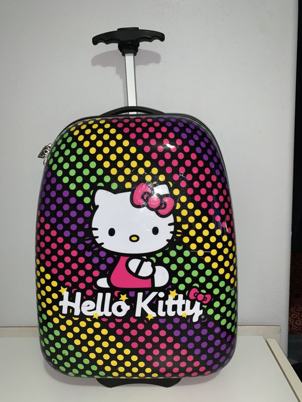 Sanrio Hello Kitty Hard Shell Rolling Bag Luggage Suitcase for Sale in ...