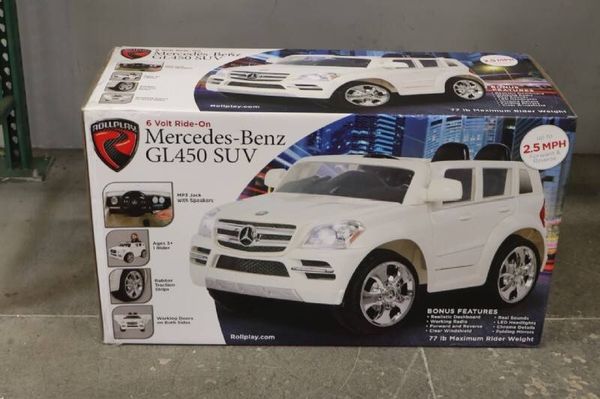 Rollplay Kids Ride On 6v Mercedes Benz Gl450 Suv Two Seater