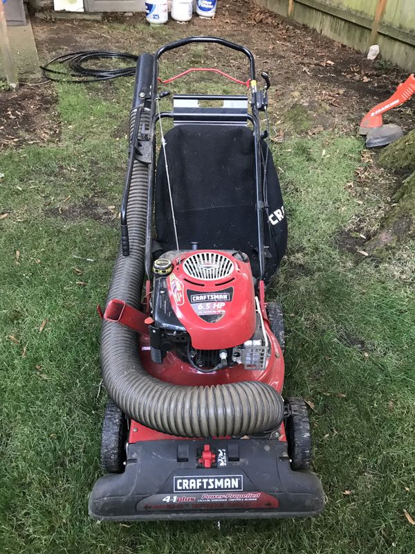 Craftsman 6 5 hp yard vacuum chipper shredder blower for sale in