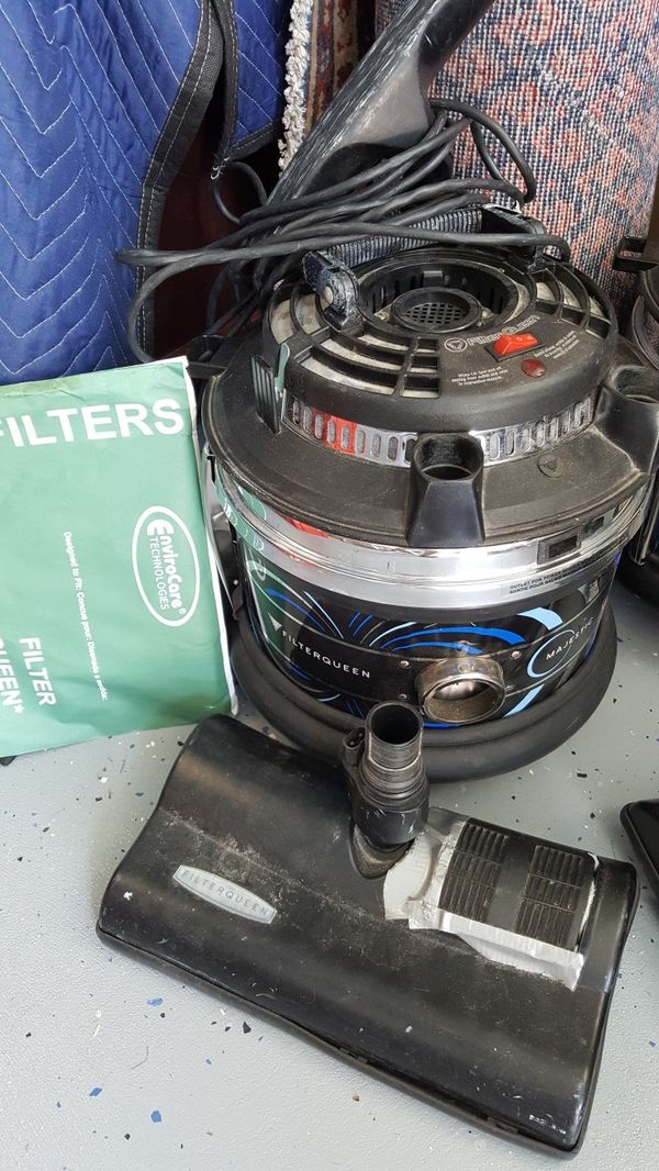 Filter Queen Majestic 360 vacuum cleaner and a spare Majestic canister