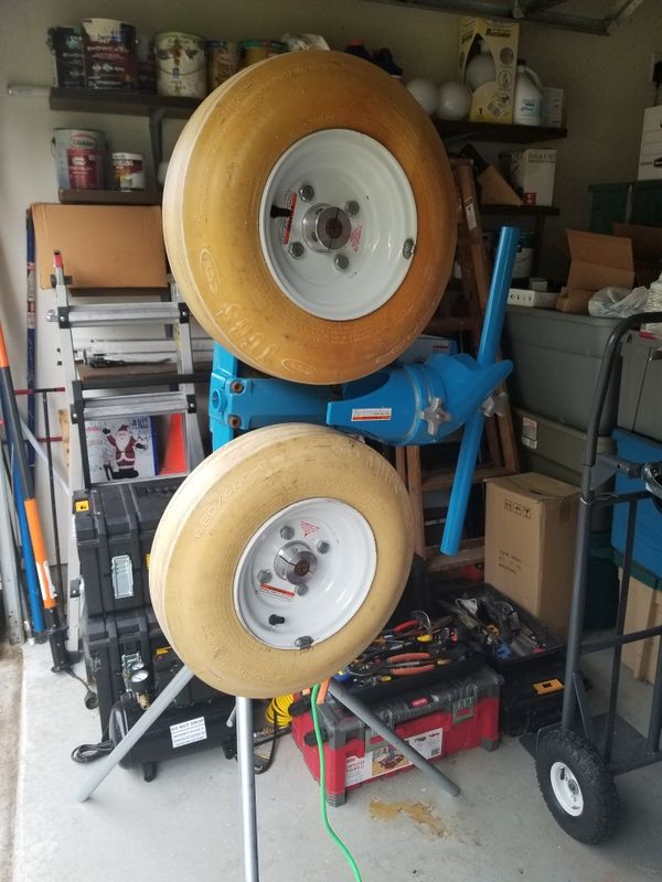 JUGS 2 Wheel Combination Pitching Machine for Sale in Rowlett, TX OfferUp