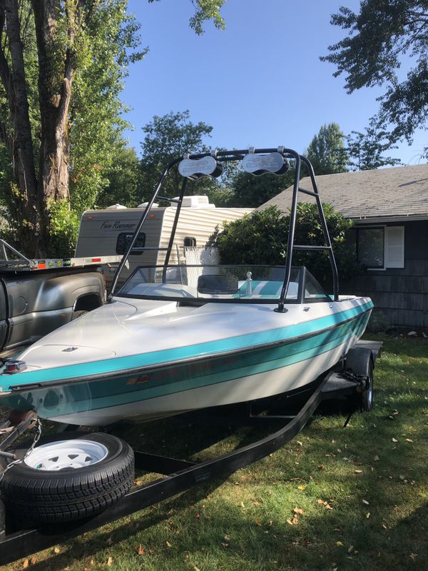 1990 blue water ski boat for Sale in Renton, WA - OfferUp