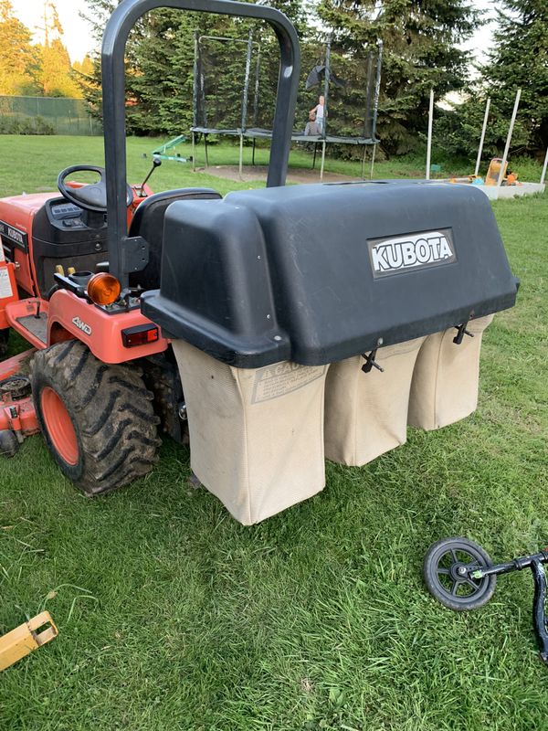 Kubota bx series grass bagger for Sale in Vancouver, WA OfferUp