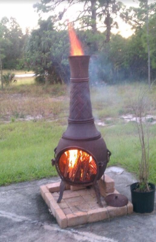 Large cast iron chiminea 5' tall for Sale in Fort Myers, FL - OfferUp