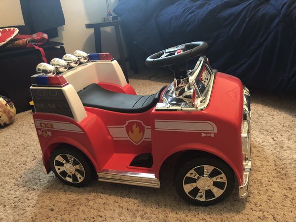 paw patrol ride on 6 volt