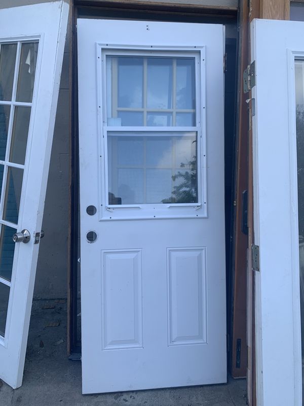 32x80 exterior back door patio door window insert for Sale