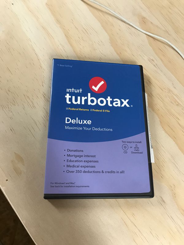 turbotax home and business 2019 cd