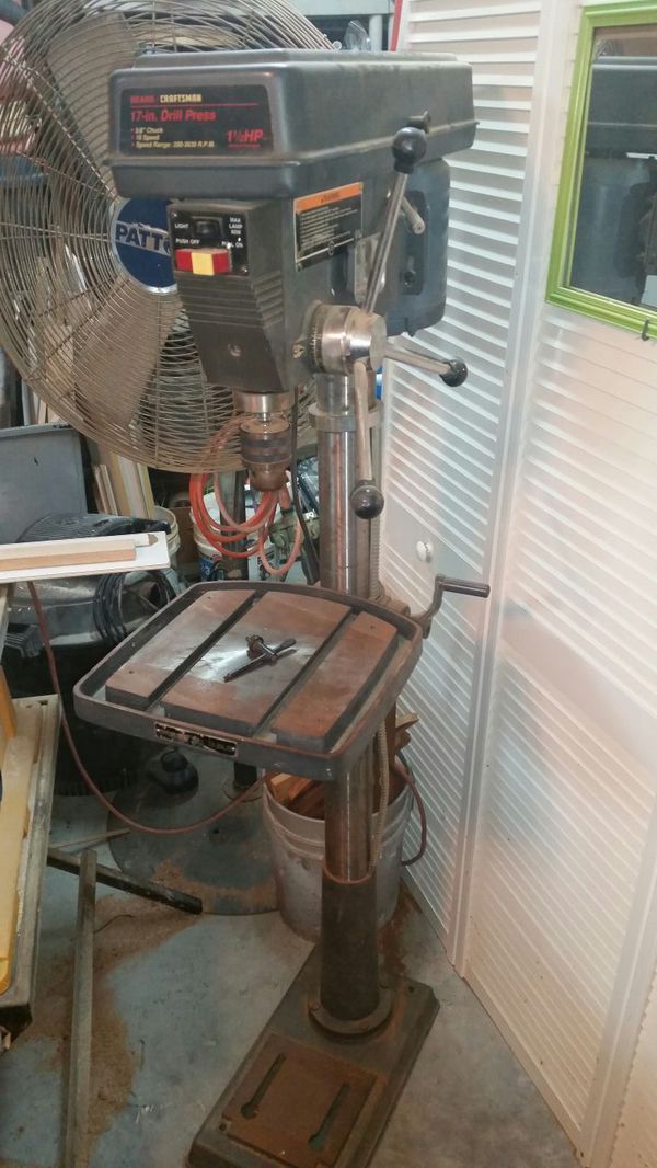 Craftsman 17" Drill Press 1.5hp for Sale in Lake Worth, FL - OfferUp