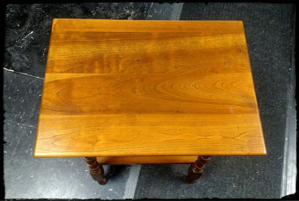 L. & J.L. Leopold Stickley Cherry Valley 1945-1985 Cherry End Table for