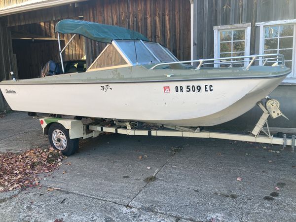 1970 17ft Fiberform tri hull boat Fishing! for Sale in Trout Lake, WA ...