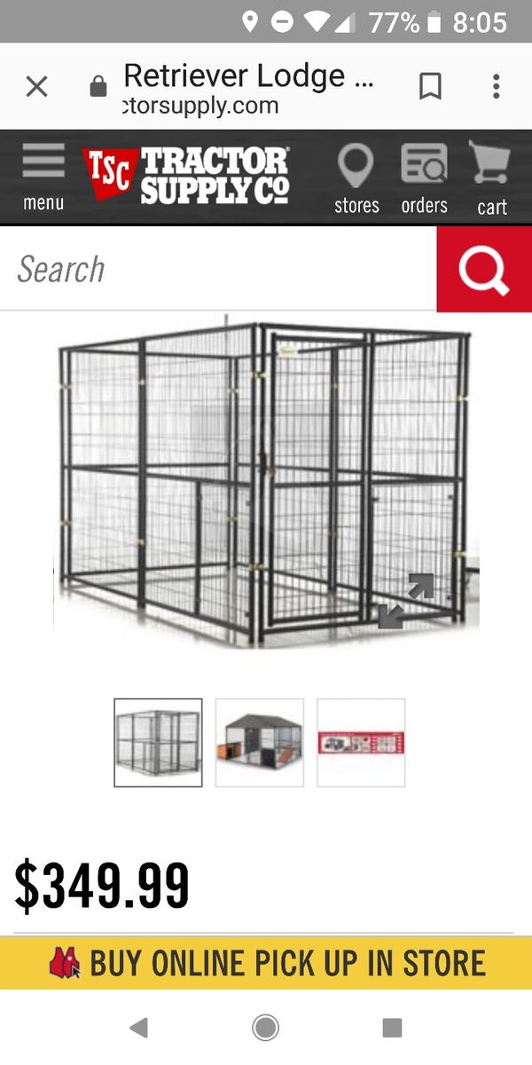 Retriever Lodge Expandable Dog Kennel with tons of extras!!! for Sale in WA OfferUp