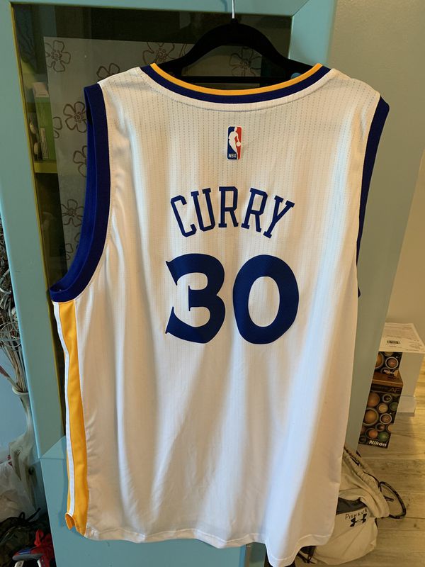 Steph Curry Adidas jersey white 3XL like new for Sale in Winter Park