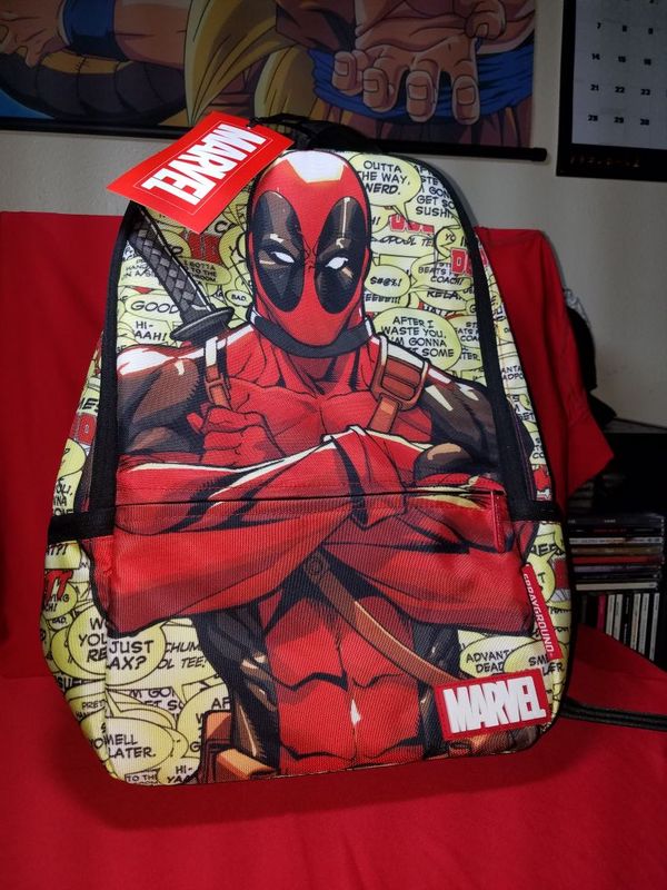 deadpool dog backpack