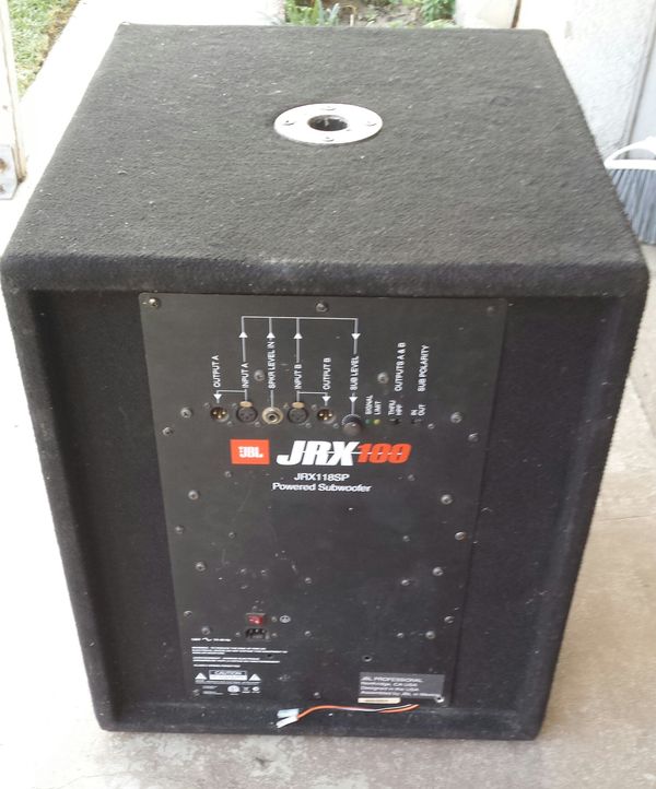 18"JBL SUBWOOFER JRX100 for Sale in Bellflower, CA OfferUp