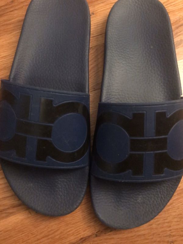 salvatore ferragamo mens slides