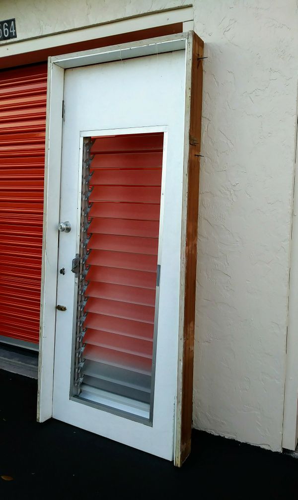 Exterior wood door with Frame 32x80 for Sale in Palm Springs, FL OfferUp