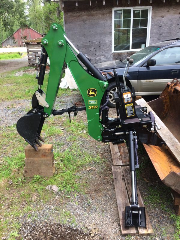 John Deere 260 Backhoe attachment! This is a new unit, has never broke