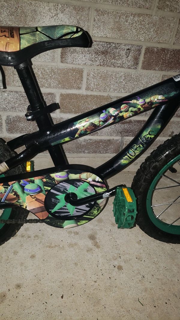 ninja turtle bike with training wheels