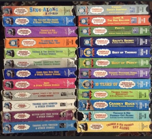 Thomas And Friends VHS Tapes