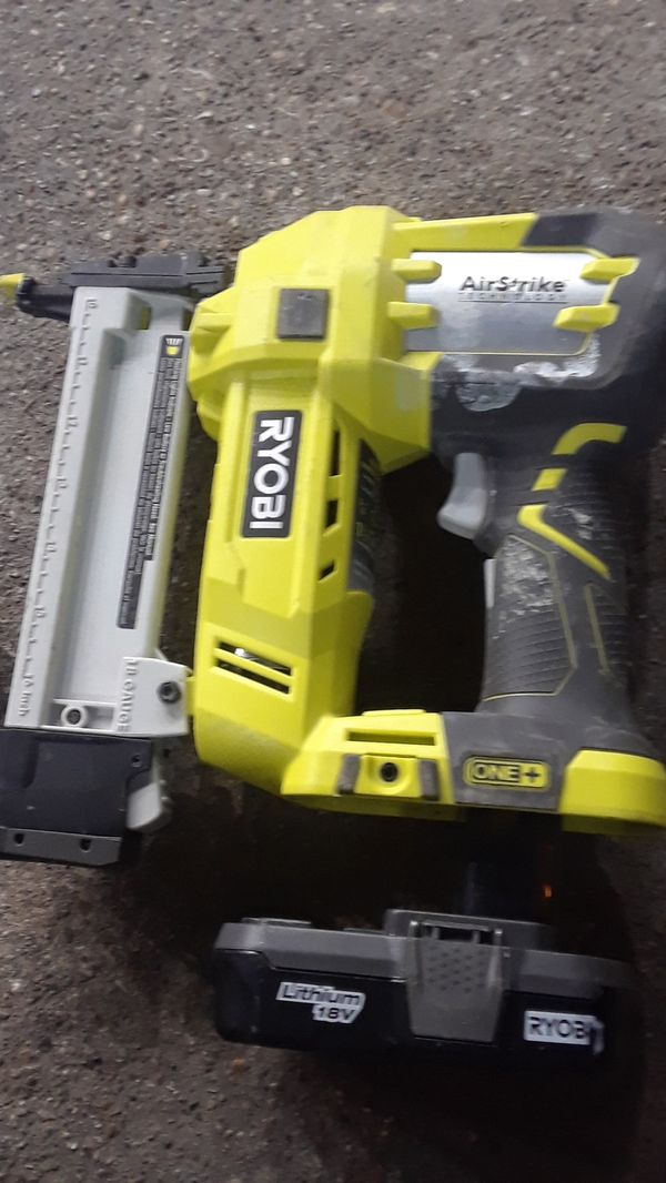 Ryobi cordless nail gun for Sale in Arlington, TX OfferUp