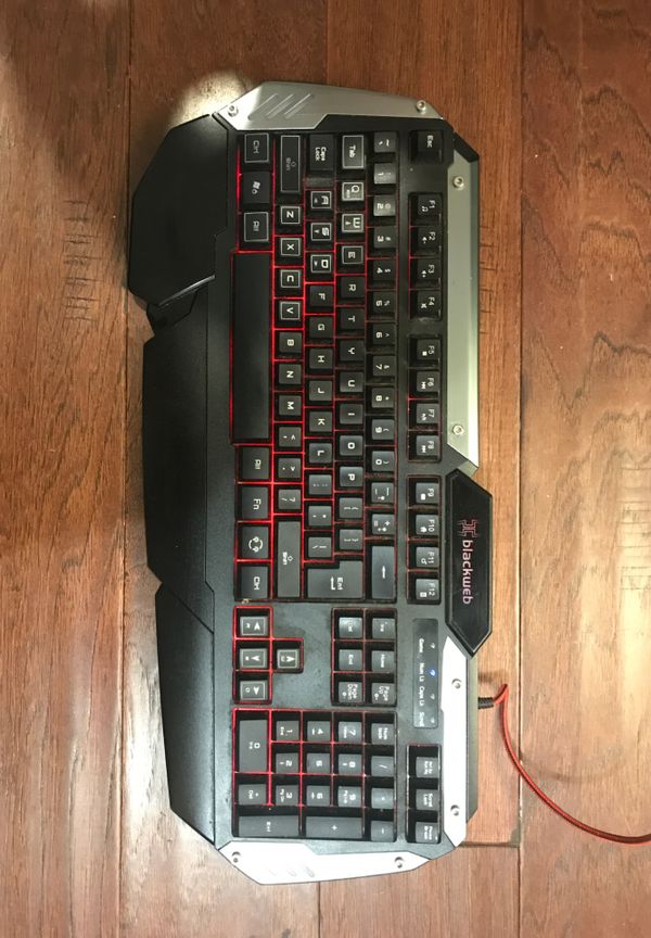 BlackWeb Gaming Keyboard /w RGB LIGHTS + GAMING MOUSE for Sale in ...