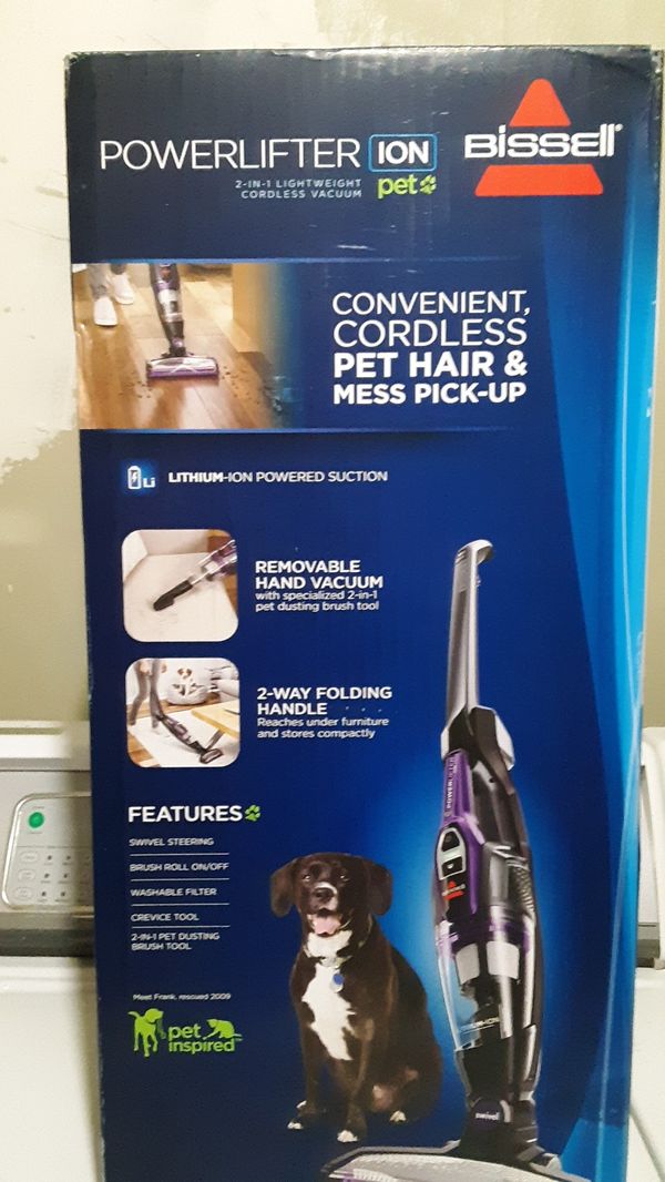 BISSELL POWERLIFTER ION PET 2 IN 1 LIGHTWEIGHT CORDLESS VACUUM, PET