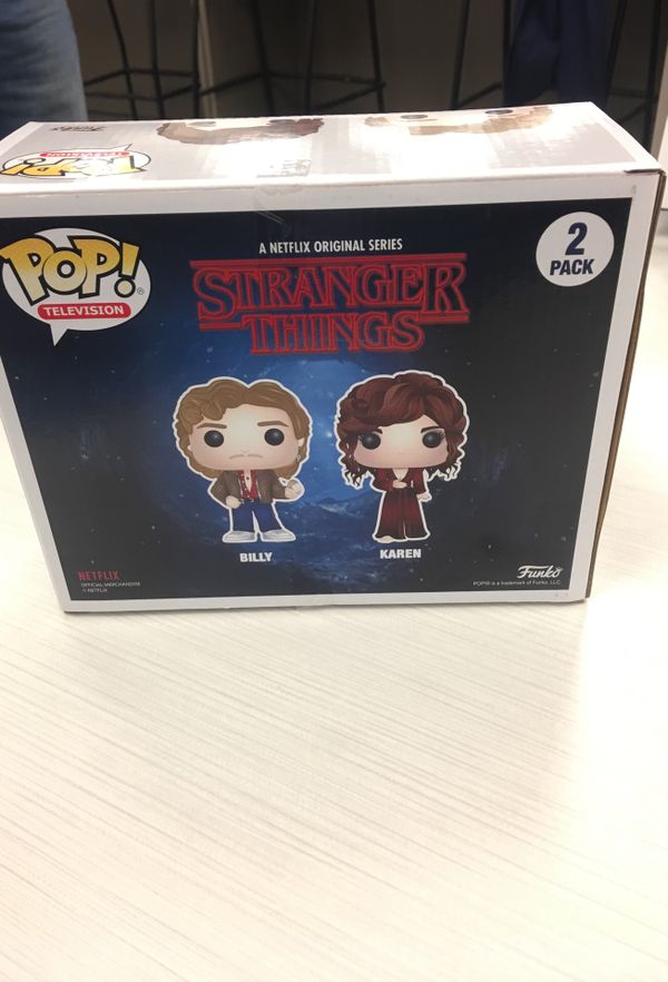 funko pop stranger things billy and karen