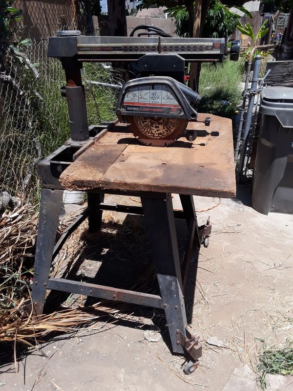 Sears Craftsman 12 inch radial arm saw for Sale in Baldwin Park, CA