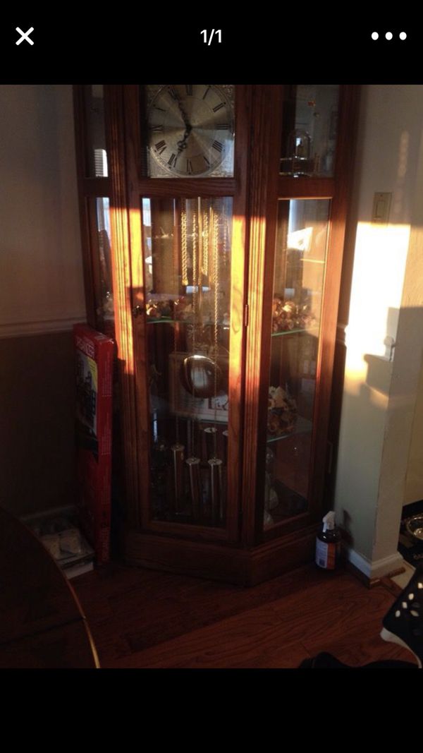 Download Ridgeway curio grandfather clock for Sale in Virginia ...