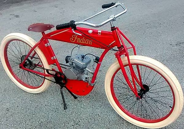 Replica 1909 indian boardtracker kit 80ccmotorized bike motorcycle ...