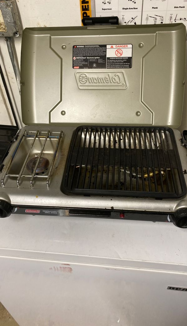 instastart grill stove coleman
