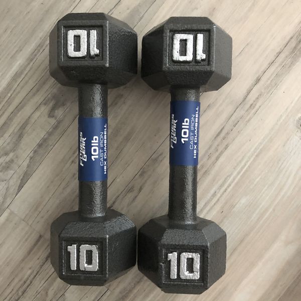 Cast Iron Hex Dumbbells (20 Pounds) *BRAND NEW*