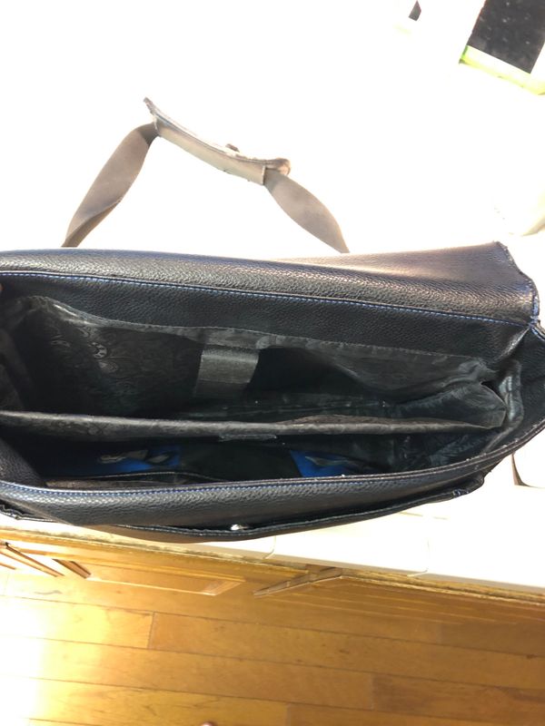 robert graham leather messenger bag