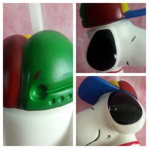 snoopy water bottle dog toy