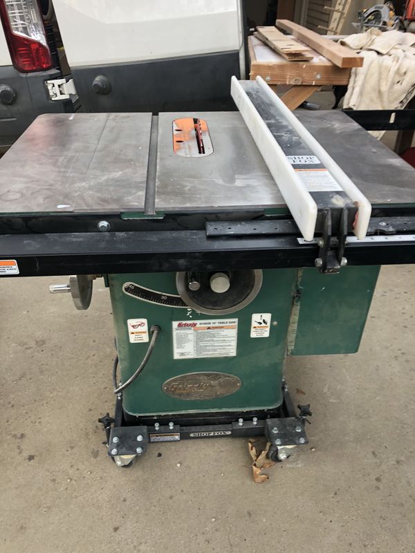 Grizzly 10 inch table saw for Sale in Temecula, CA OfferUp