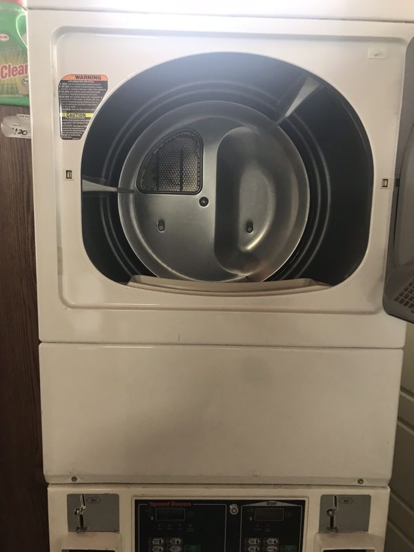 Commercial stackable speed Queen washer and dryer for Sale in Delray Beach, FL OfferUp