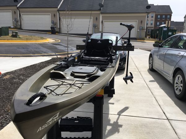 Ascend 12 Foot Kayak Trolling Motor Registered For Sale In Stafford