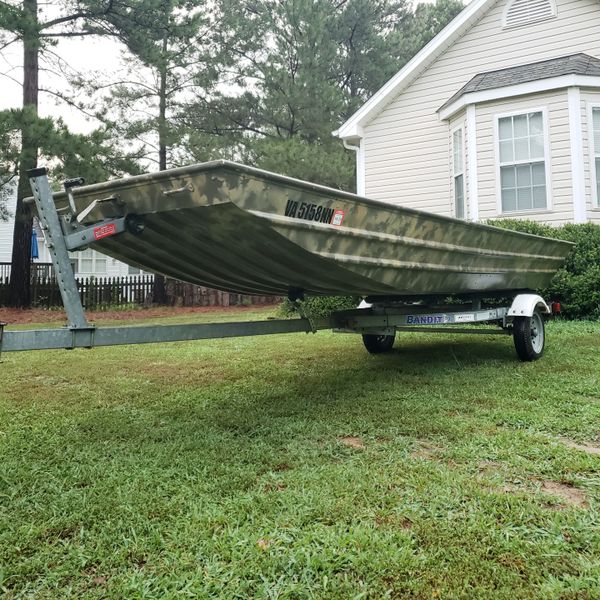 16 Foot GRUMMAN Jon Boat & Load Rite Trailer for Sale in Creedmoor, NC ...