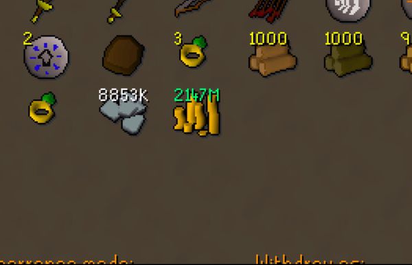 osrs gold ore ge